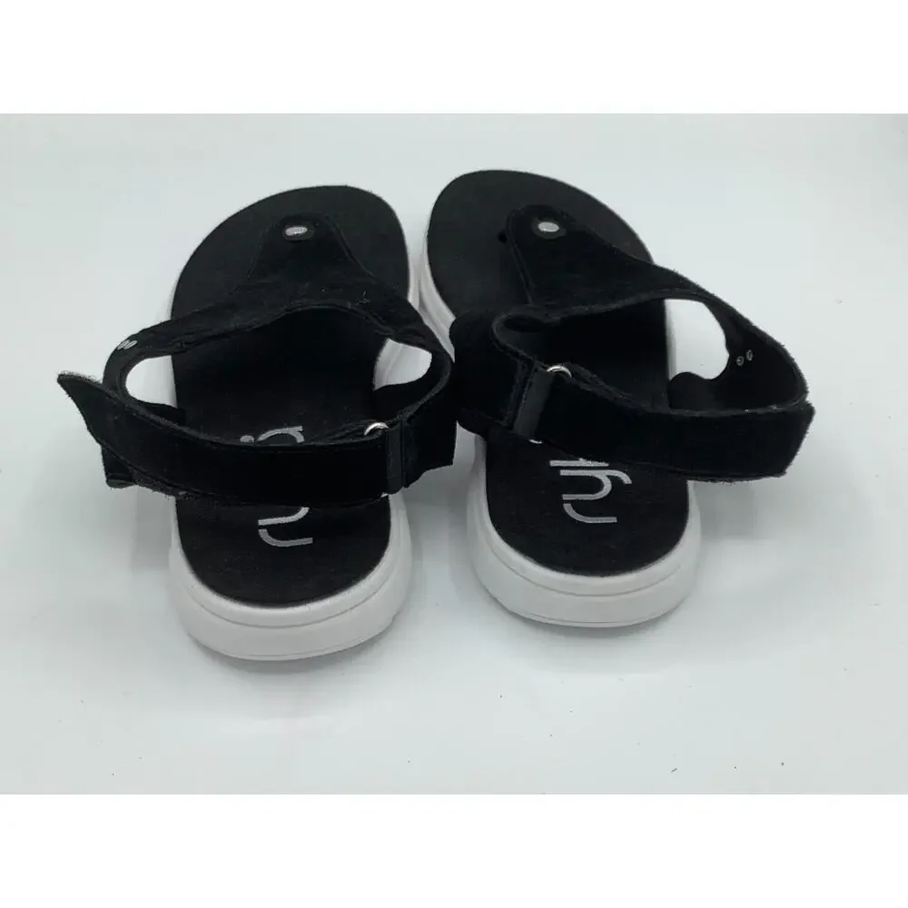Ryka Size‎ 9.5 Black Sandals Lightweight Comfy